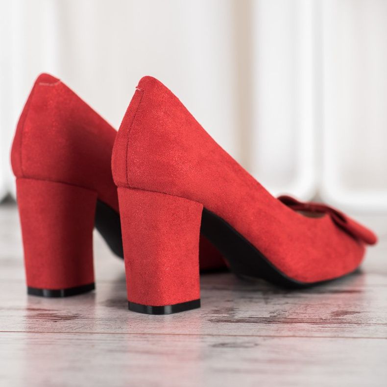 W. Potocki Pompe Glitter Cu Arc roșu 1