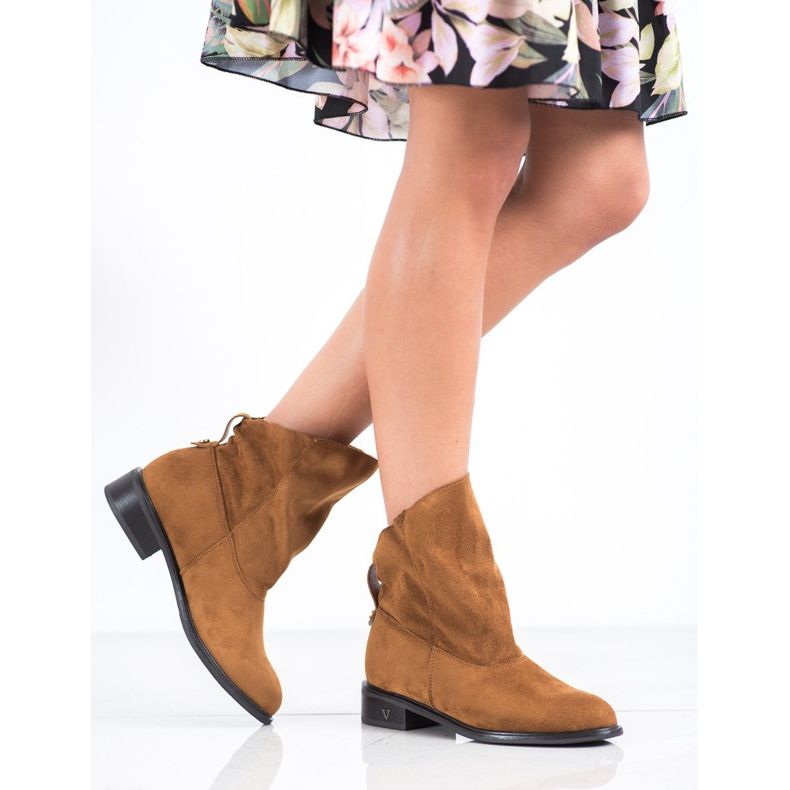 Cizme slip-on VINCEZA maro 1