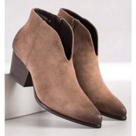 Cizme scurte VINCEZA bej 2 Cizme scurte VINCEZA bej 2