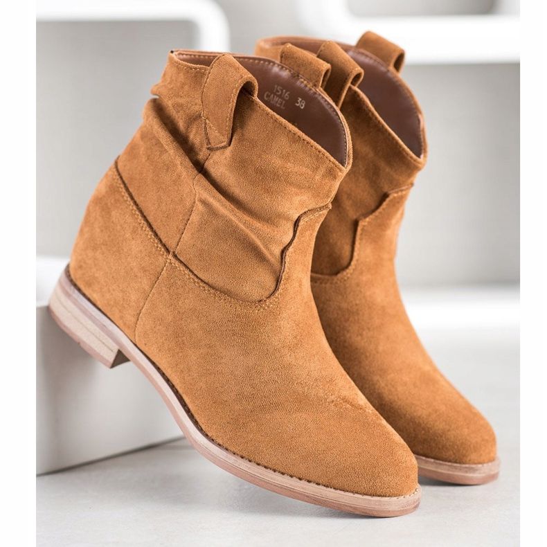 Marquiz Cizme de cowboy elegante maro 2