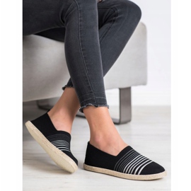 Espadrile Slipony MCKEYLOR negru 1