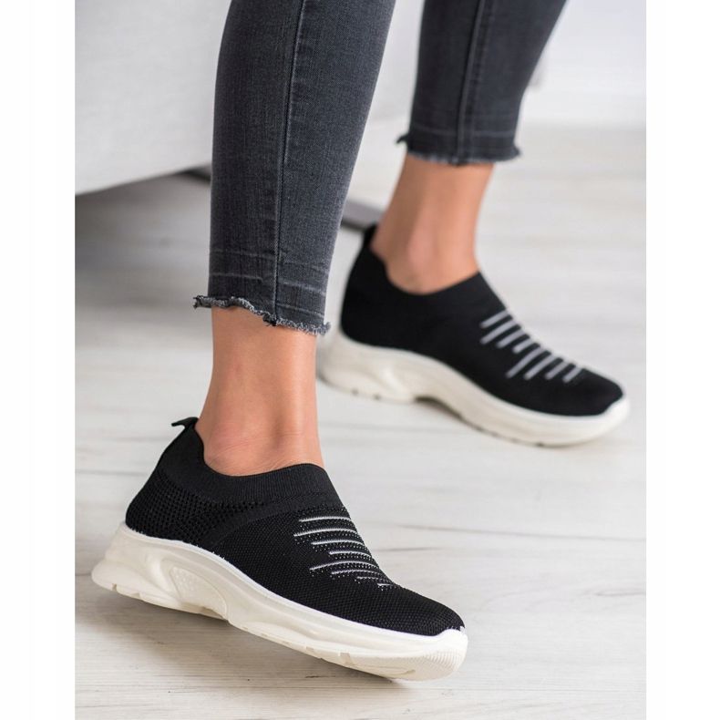 Încălțăminte sport slip-on MCKEYLOR negru 1