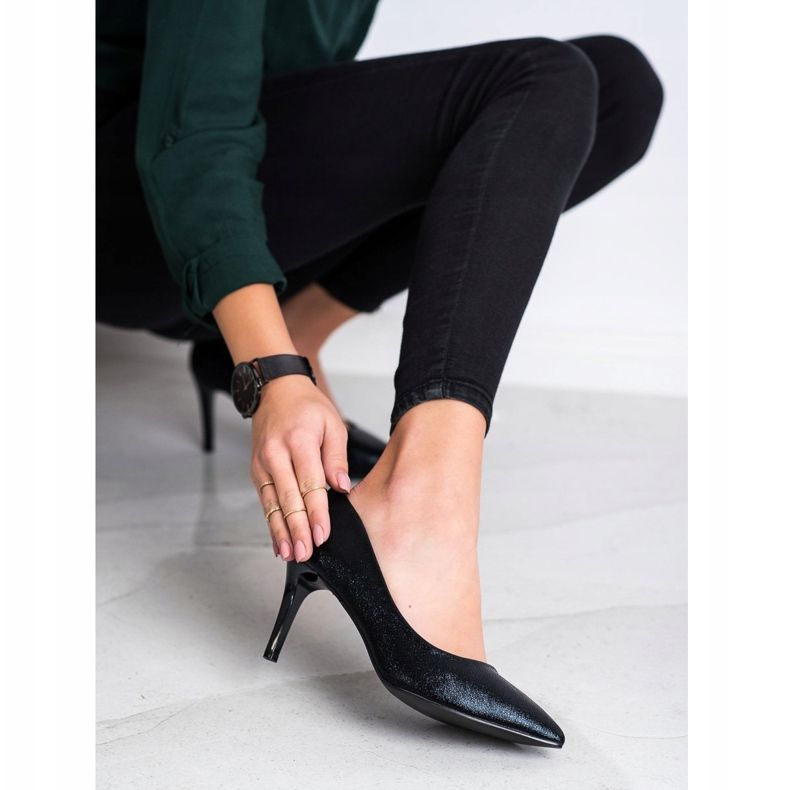 Goodin Tocuri înalte elegante negru 2