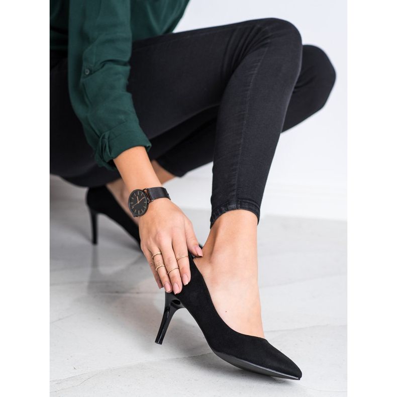 Goodin Tocuri înalte elegante negru 2