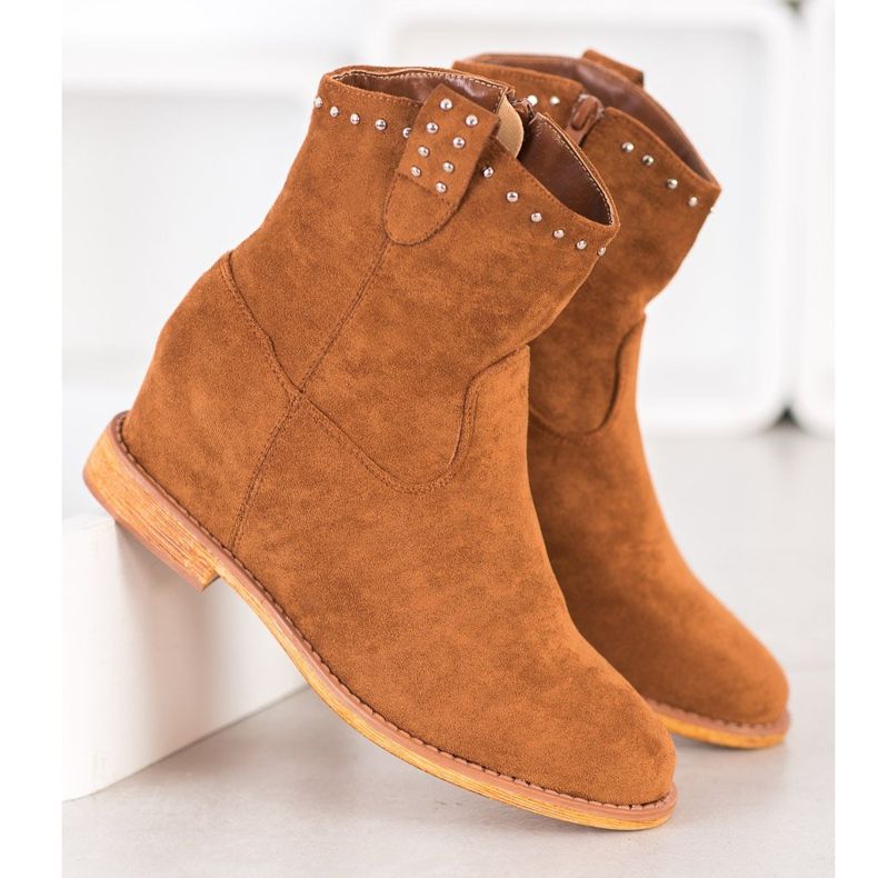 Super Mode Cowgirl-uri calde maro galben 1 Super Mode Cowgirl-uri calde maro galben 1