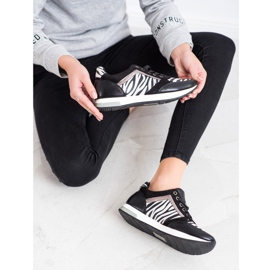 Kylie Adidași la modă alb negru 2