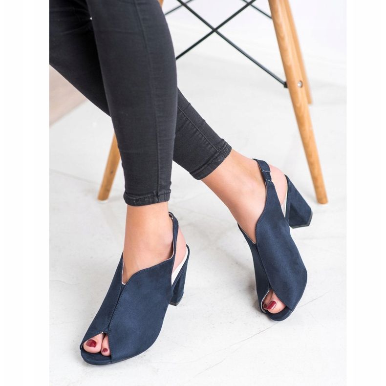 Goodin Sandale construite albastru marin 1