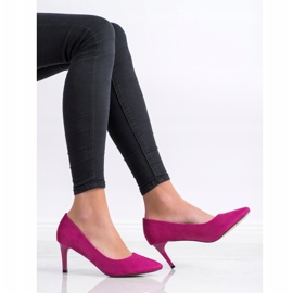 Goodin Tocuri înalte fucsia roz 2