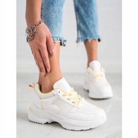 SHELOVET Adidași clasici albi 2