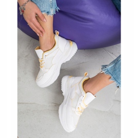 SHELOVET Adidași clasici albi 1