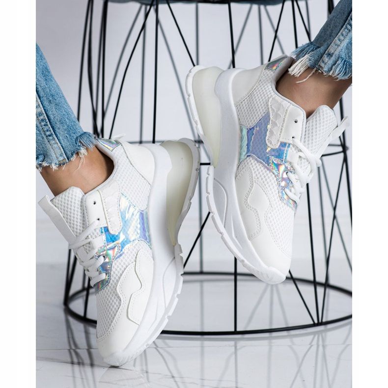 SHELOVET Adidași la modă alb 2