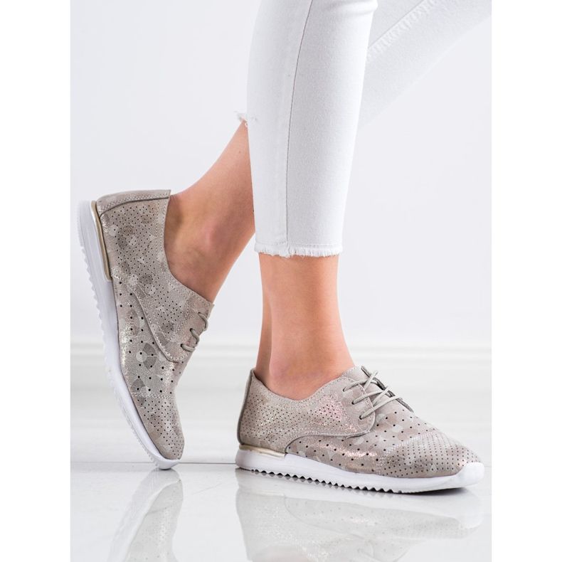 Kylie Încălțăminte din piele ajurată maro multicolor 2