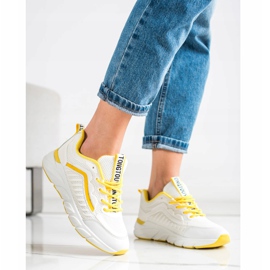 SHELOVET Adidași clasici alb 2