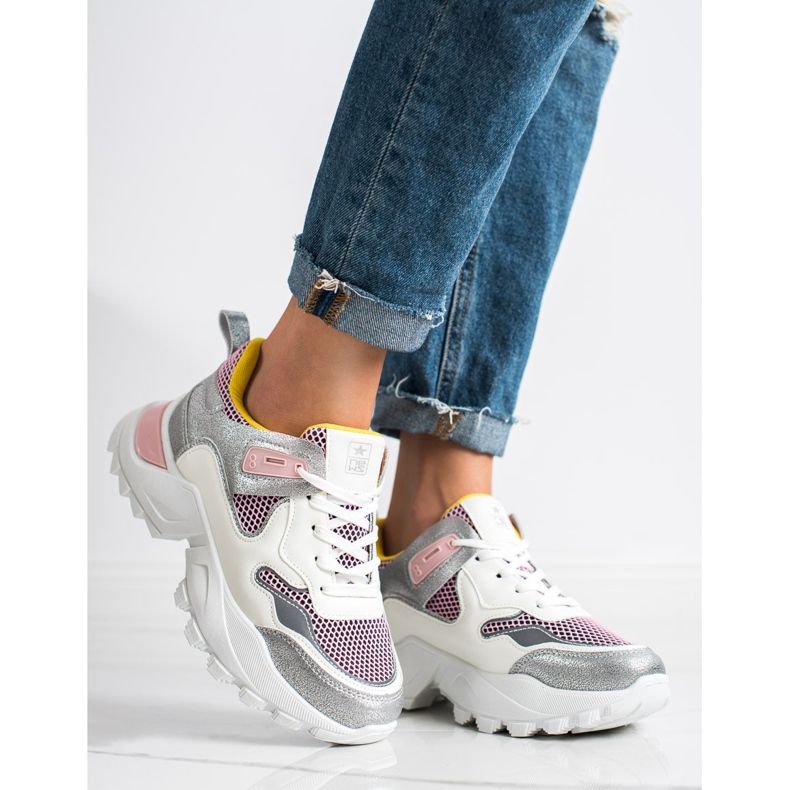 SHELOVET Adidași la modă multicolor 1 SHELOVET Adidași la modă multicolor 1