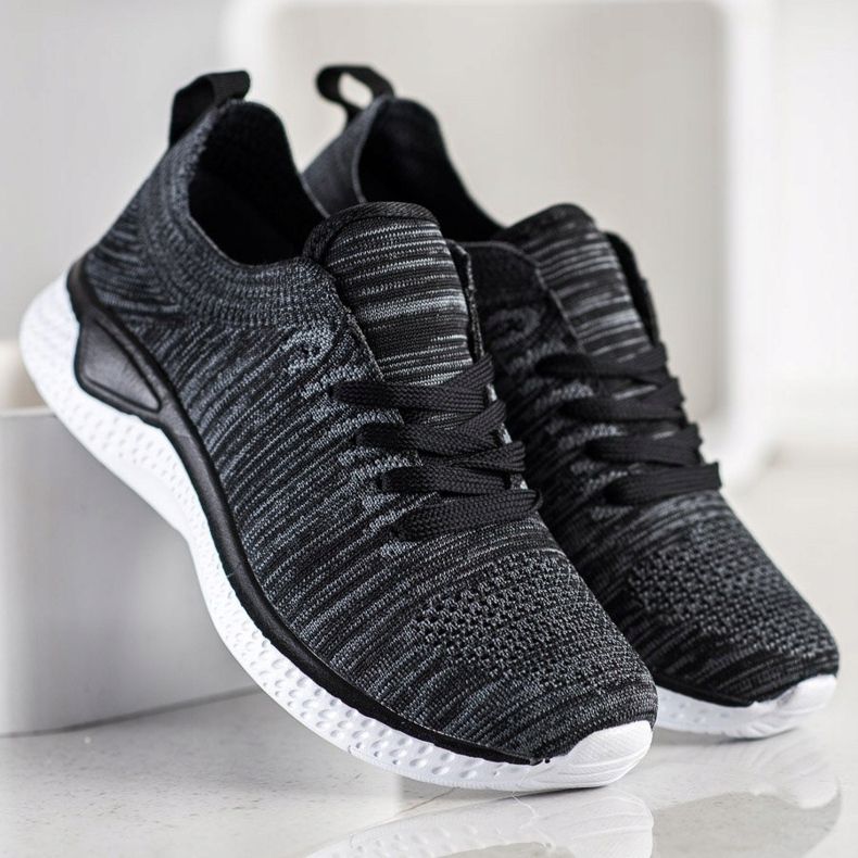 SHELOVET Încălțăminte sport cu șiret negru 2