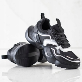 SHELOVET Adidași sportivi ușori negru 1