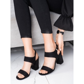 Sandale pe barul VINCEZA negru 1