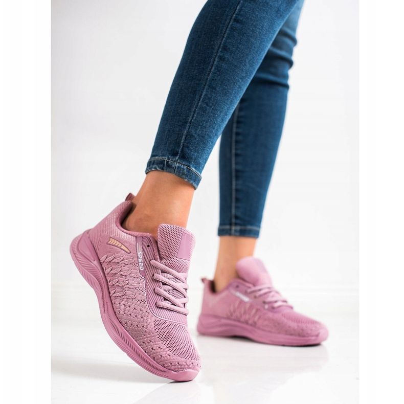 Bona Pantofi sport de viteză pentru alergare roz 1 Bona Pantofi sport de viteză pentru alergare roz 1