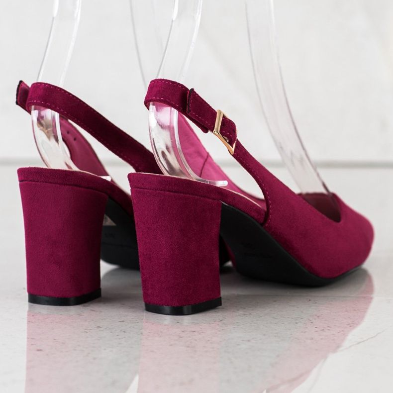 Pompele cu toc deschis de Sergio Leone roșu multicolor 1