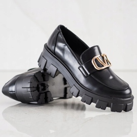 Seastar Mocasini pe platforma modei negru 4