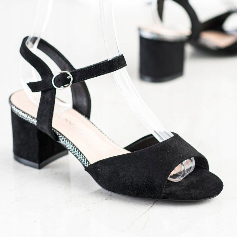 Sandale negre pe un bar Sergio Leone negru 1