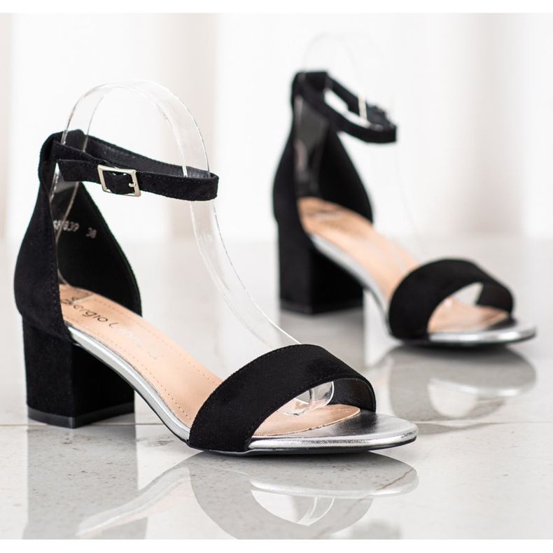 Sandale pe un bar Sergio Leone negru 1