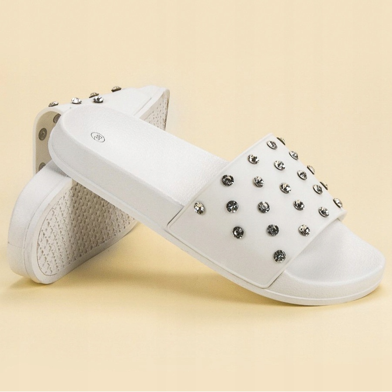 SHELOVET Papuci confortabili pentru femei alb 1 SHELOVET Papuci confortabili pentru femei alb 1