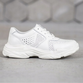 Filippo Adidași clasici din piele alb 2