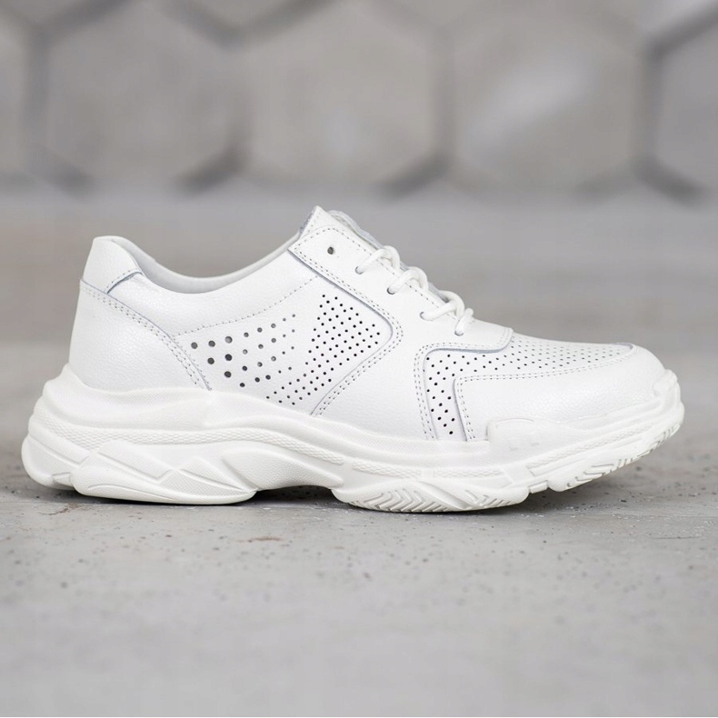 Filippo Adidași clasici din piele alb 2