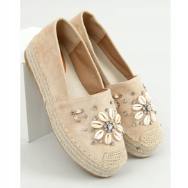 Espadrile bej cu scoici 2798 Bej 1