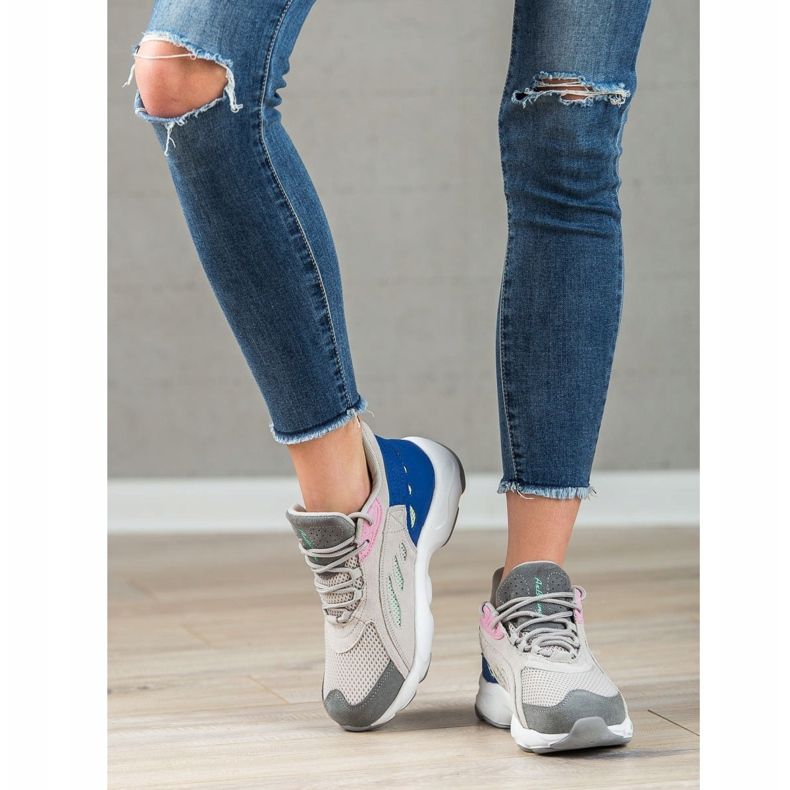 Ax Boxing Încălțăminte sport confortabilă gri multicolor 2 Ax Boxing Încălțăminte sport confortabilă gri multicolor 2