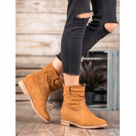 Seastar Cizme de cowboy la modă maro 1 Seastar Cizme de cowboy la modă maro 1