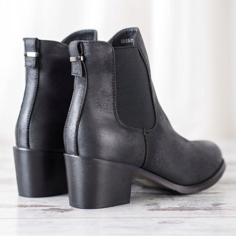 Goodin Cizme Chelsea confortabile negru 1