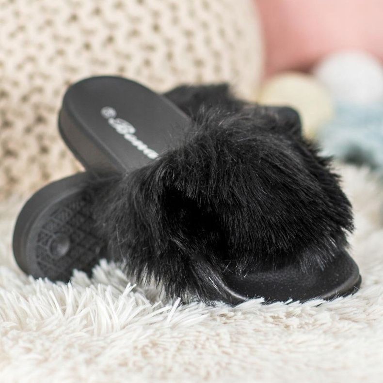 SHELOVET Papuci eleganți negru 1