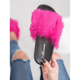 SHELOVET Papuci eleganți violet 1