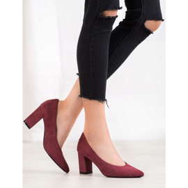 W. Potocki Pompe cu sclipici roșu 1