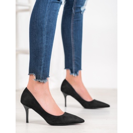 Small Swan Tocuri înalte casual negru 2