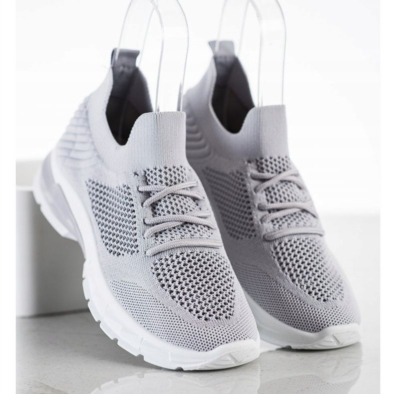 Filippo Adidași cu dantelă, ajurat gri 1