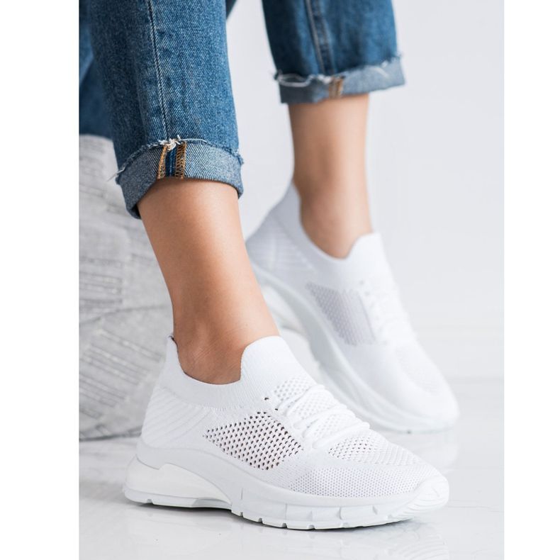 Filippo Adidași cu dantelă, ajurat alb 1 Filippo Adidași cu dantelă, ajurat alb 1