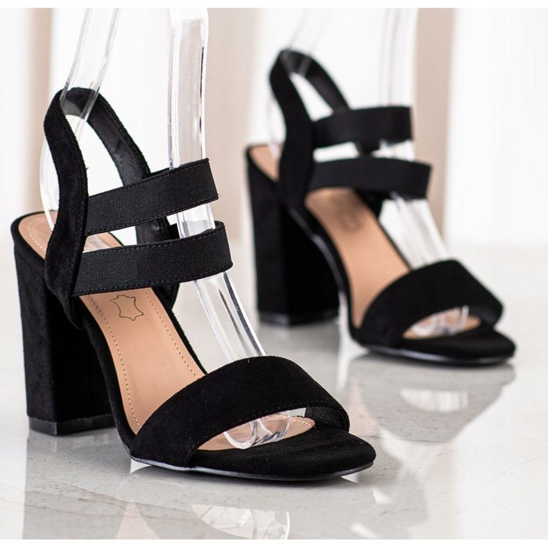 Evento Sandale adezive pe o bară negru 1