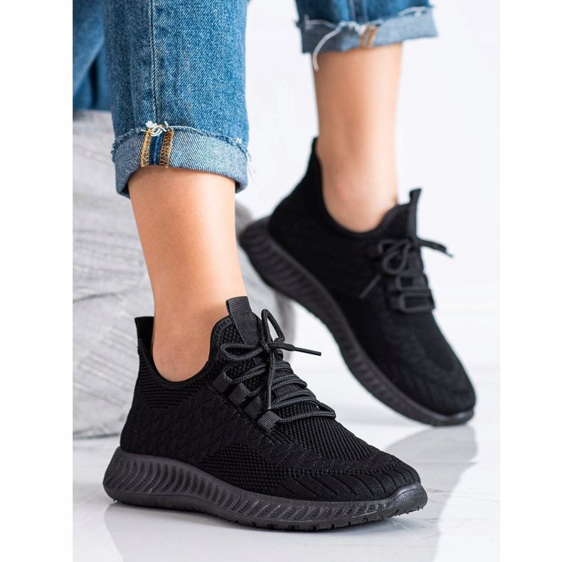 SUPER COOL Pantofi sportivi ajurati negru 1