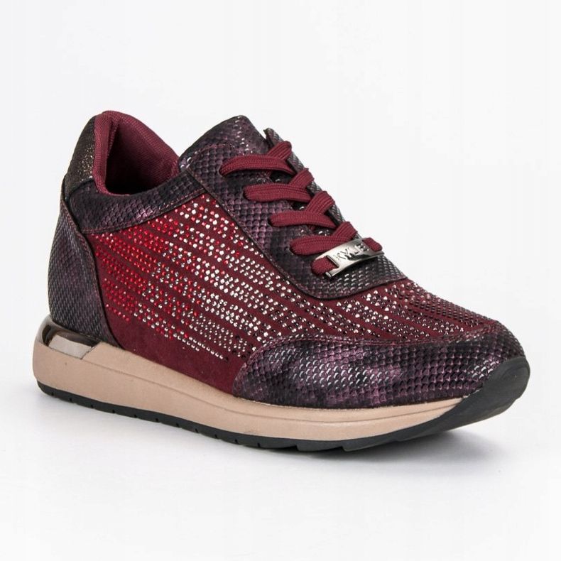 Kylie Pantofi sport la modă roșu 1