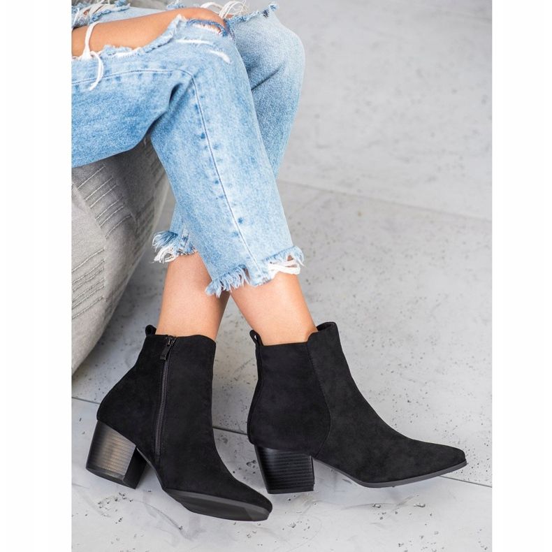 Filippo Cizme elegante în Spitz negru 2