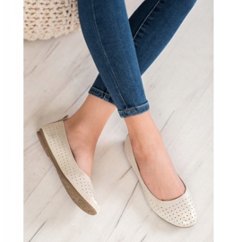 SHELOVET Balerine ajurate de aur 1