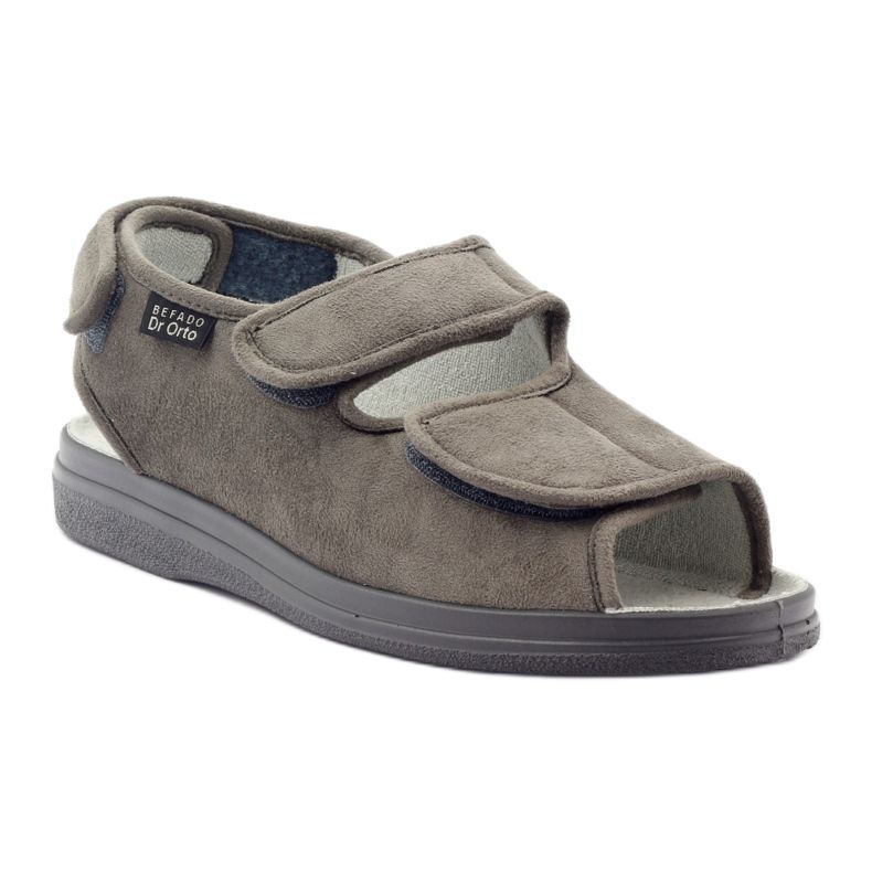 Sandale Befado 733M pentru diabetici gri 1