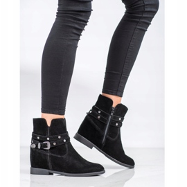 Filippo Ghete din piele decorate negru 1