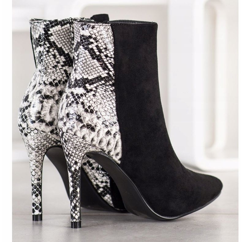 Small Swan Sexy Pin Snake Print negru 1