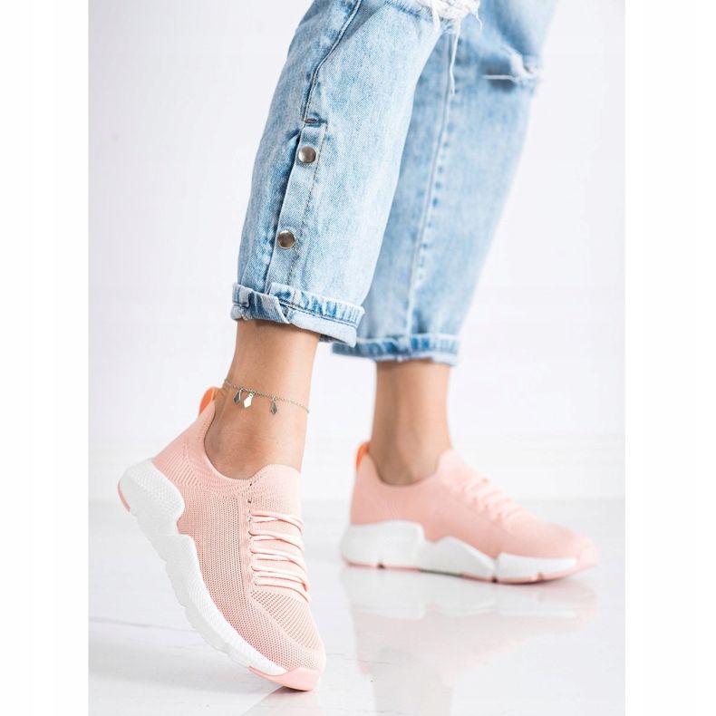 Adidași pentru femei Big Star DD274577 roz 1