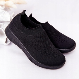 EVE Pantofi sport pentru copii Slip-On Black School Trip negru 1