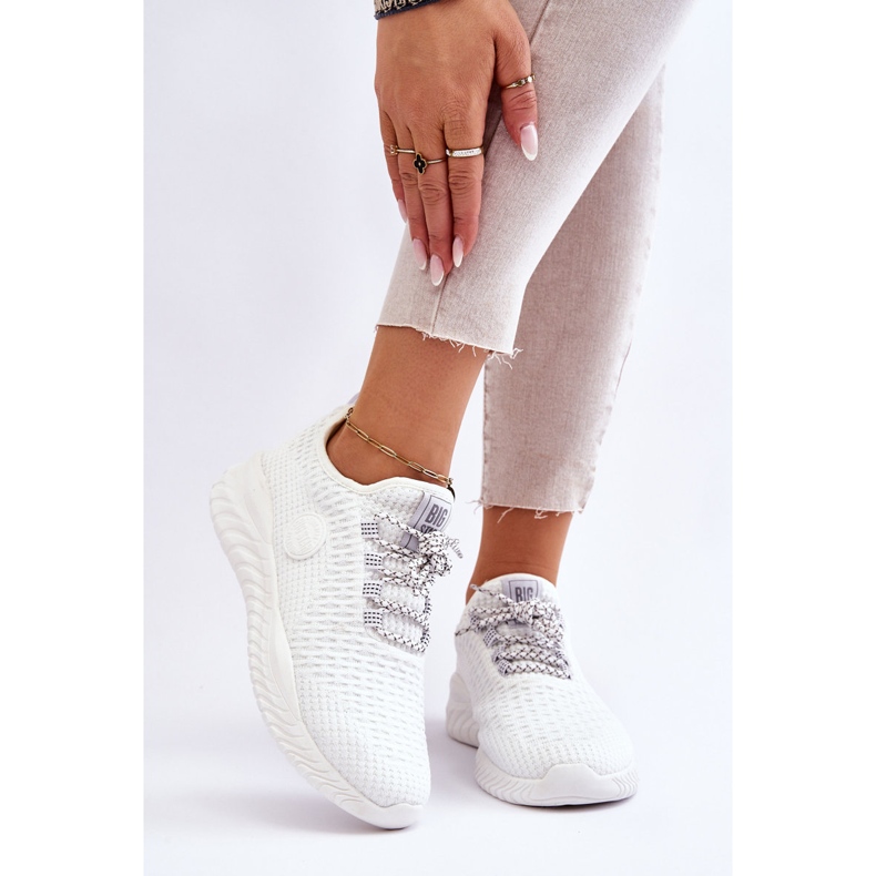 Încălțăminte sport pentru femei Foam de memorie Big Star HH274296 Alb 1